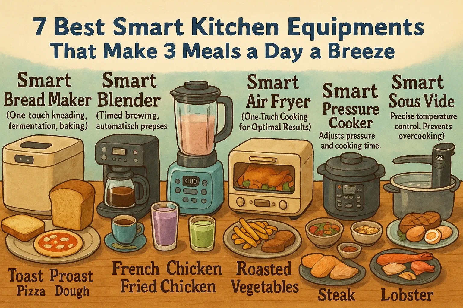 7 Best Smart Kitchen Equipments That Make 3 Meals a Day a Breeze